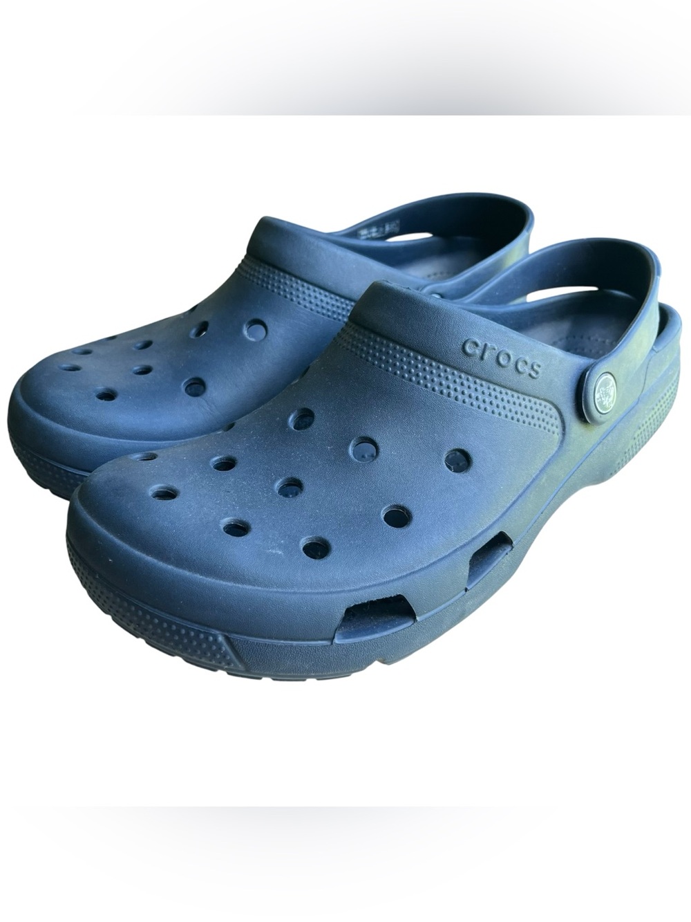 Crocs Classic Clogs Navy Blue Men’s 11 Narrow Slip On Comfort Shoes
